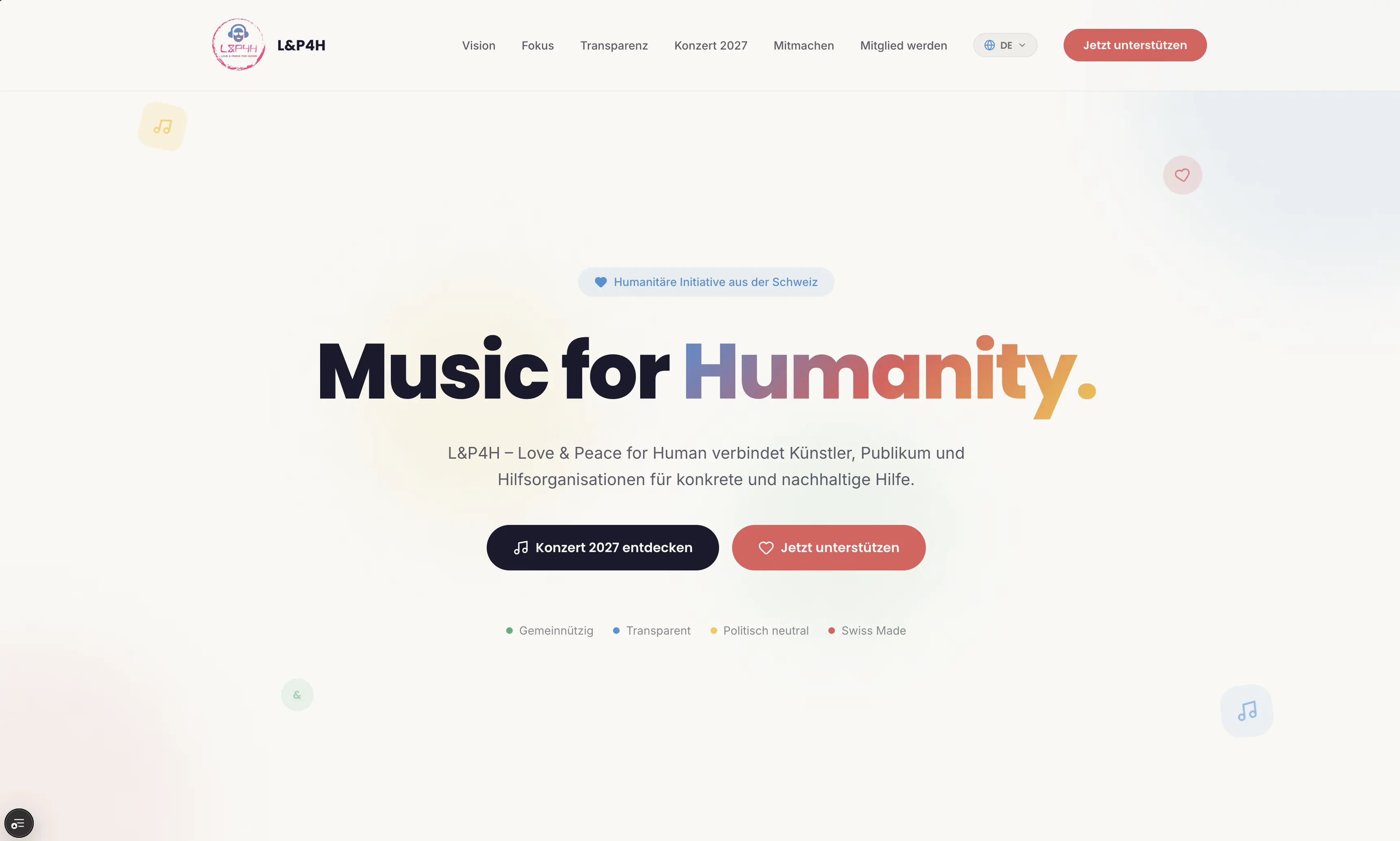 LP4H – Web-App für gemeinnützige Organisation